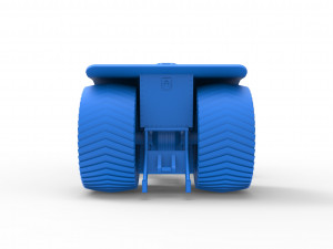 Pulling tractor with 2 jet engines Scale 1 to 25 3D 프린트 모델