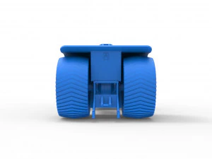 Pulling tractor with radial engine Scale 1 to 25 3D Print Model