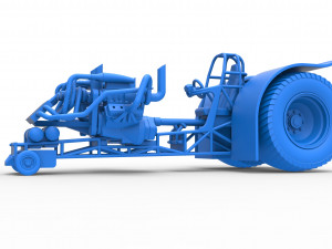 Twin-engined pulling tractor Scale 1 to 25 Modèles 3D en vedette