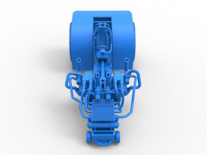 Twin-engined pulling tractor Scale 1 to 25 Modèles 3D en vedette