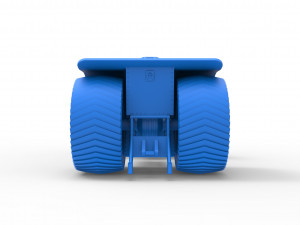 Twin-engined pulling tractor Scale 1 to 25 Modèles 3D en vedette