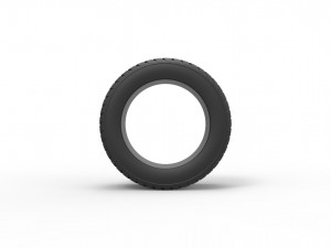 Race tire 3 Scale 1 to 25 3Dプリントモデル