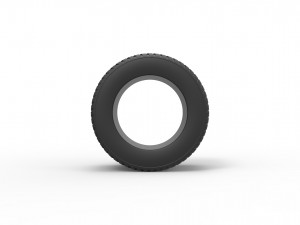 Race tire 4 Scale 1 to 25 3D-Druckmodell