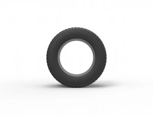 Race tire 4 Scale 1 to 25 3D Print Model