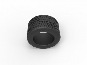 Race tire 4 Scale 1 to 25 3D-Druckmodell