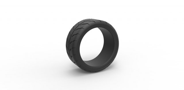 Race tire 6 Scale 1 to 25 Modelo de Impressão 3D .c4d .max .obj .3ds .fbx .stl .blend 