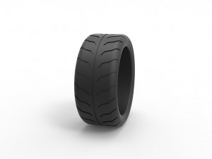 Race tire 6 Scale 1 to 25 Modelo de Impressão 3D