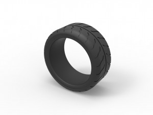 Race tire 6 Scale 1 to 25 Modelo de Impressão 3D