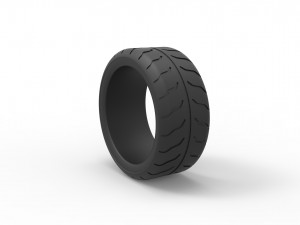 Race tire 6 Scale 1 to 25 Modelo de Impressão 3D