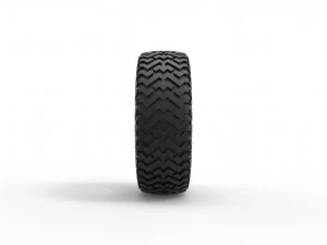 Offroad tire 30 Scale 1 to 25 3D Print Model