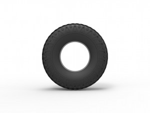 Offroad tire 30 Scale 1 to 25 3D Принт Модель