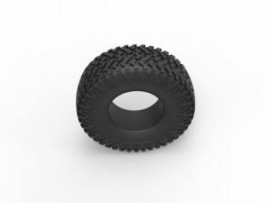 Offroad tire 30 Scale 1 to 25 3D Принт Модель