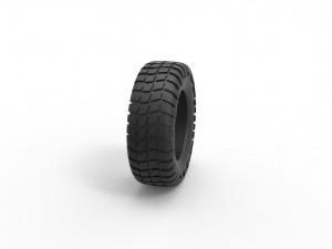 Offroad tire 31 Scale 1 to 25 3D-printmodel