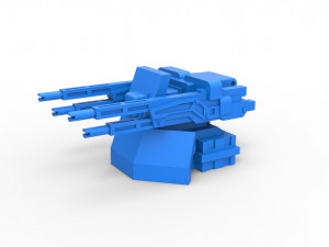 Diecast Turret Scale 1 to 25 3D Print Model