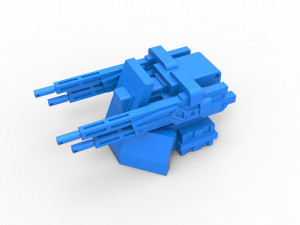 Turret Scale 1 to 25 3D Print Model