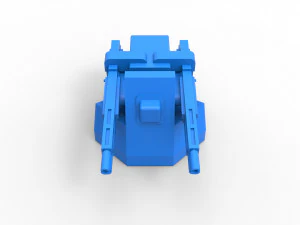 Turret Scale 1 to 25 3D Print Model