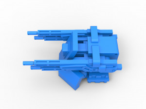 Turret Scale 1 to 25 3D Print Model