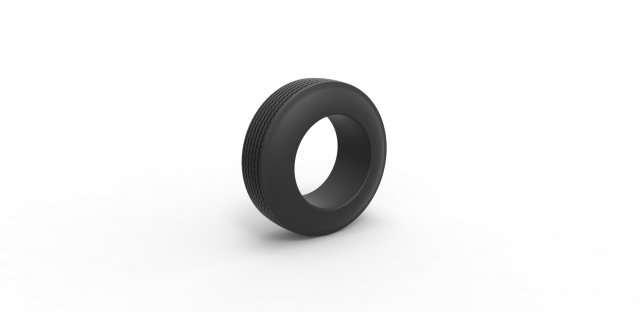 Lowrider tire 2 Scale 1 to 25 3D Print Model .c4d .max .obj .3ds .fbx .stl .blend