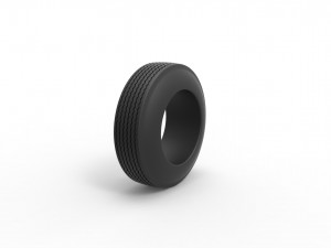 Lowrider tire 2 Scale 1 to 25 3D Print Model