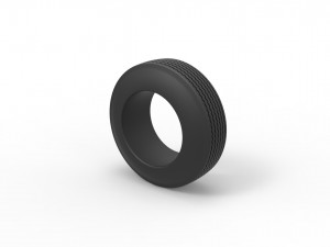 Lowrider tire 2 Scale 1 to 25 3D Print Model
