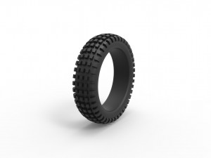 Offroad tire 32 Scale 1 to 25 3Dプリントモデル