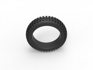 Offroad tire 32 Scale 1 to 25 3Dプリントモデル