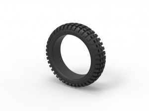 Offroad tire 32 Scale 1 to 25 3Dプリントモデル