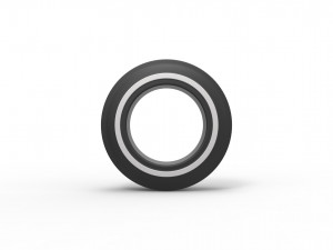 Lowrider tire 3 Scale 1 to 25 3D Print Model