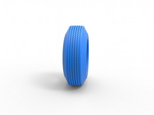 Lowrider tire 3 Scale 1 to 25 3D Print Model