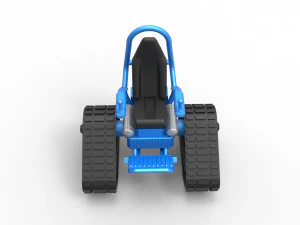 Tankchair Scale 1 to 25 3D Print Model