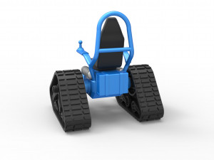 Tankchair Scale 1 to 25 3D Print Model