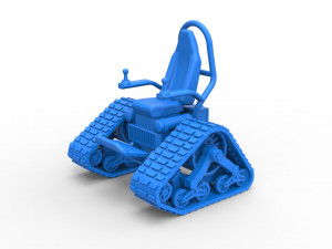 Tankchair Scale 1 to 25 3D Print Model