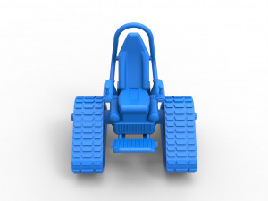 Tankchair Scale 1 to 25 3D Print Model