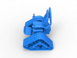 Tankchair Scale 1 to 25 3D Print Model