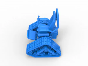 Tankchair Scale 1 to 25 3D Print Model