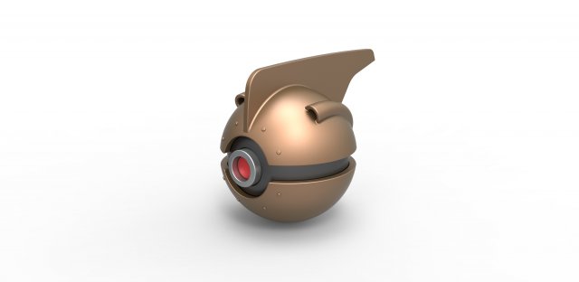 Rocketeer orb 3D-printmodel .c4d .max .obj .3ds .fbx .stl .blend 