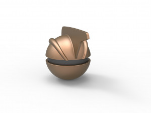 Rocketeer orb 3D-printmodel
