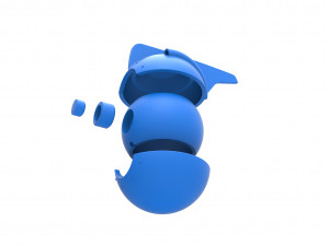 Rocketeer orb 3D-printmodel