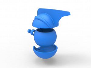 Rocketeer orb 3D-printmodel
