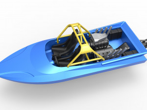 Jet sprint boat Scale 1 to 25 Modelo de impresión 3D