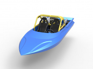 Jet sprint boat Scale 1 to 25 Modelo de impresión 3D