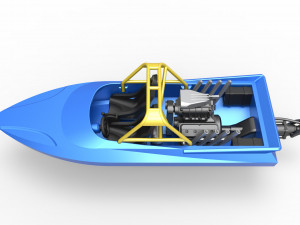 Jet sprint boat Scale 1 to 25 Modelo de impresión 3D