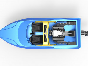 Jet sprint boat Scale 1 to 25 Modelo de impresión 3D