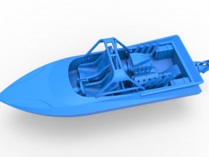 Jet sprint boat Scale 1 to 25 Modelo de impresión 3D