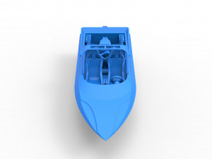 Jet sprint boat Scale 1 to 25 Modelo de impresión 3D