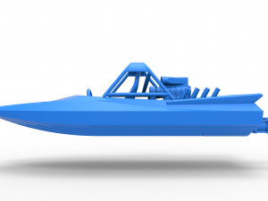 Jet sprint boat Scale 1 to 25 Modelo de impresión 3D