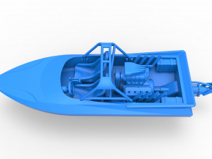 Jet sprint boat Scale 1 to 25 Modelo de impresión 3D