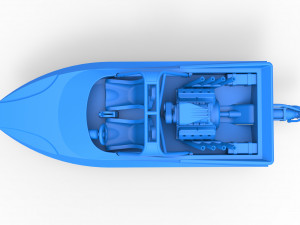 Jet sprint boat Scale 1 to 25 Modelo de impresión 3D