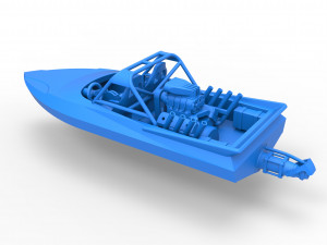 Jet sprint boat Scale 1 to 25 Modelo de impresión 3D