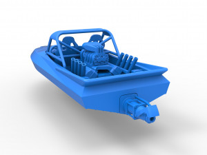 Jet sprint boat Scale 1 to 25 Modelo de impresión 3D